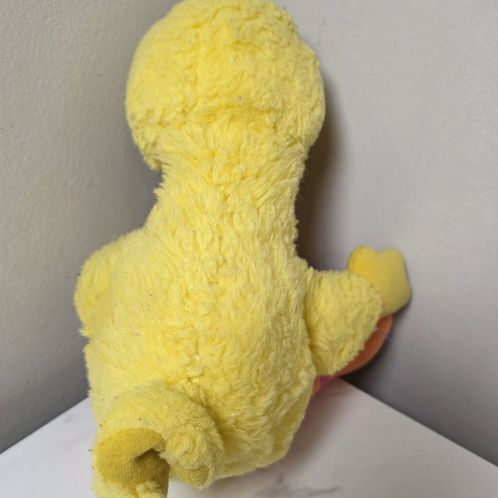 Vintage 1988 Big Bird Plush Sesame Street Playskool Yellow Stuffed Toy Rare - Picture 4 of 7